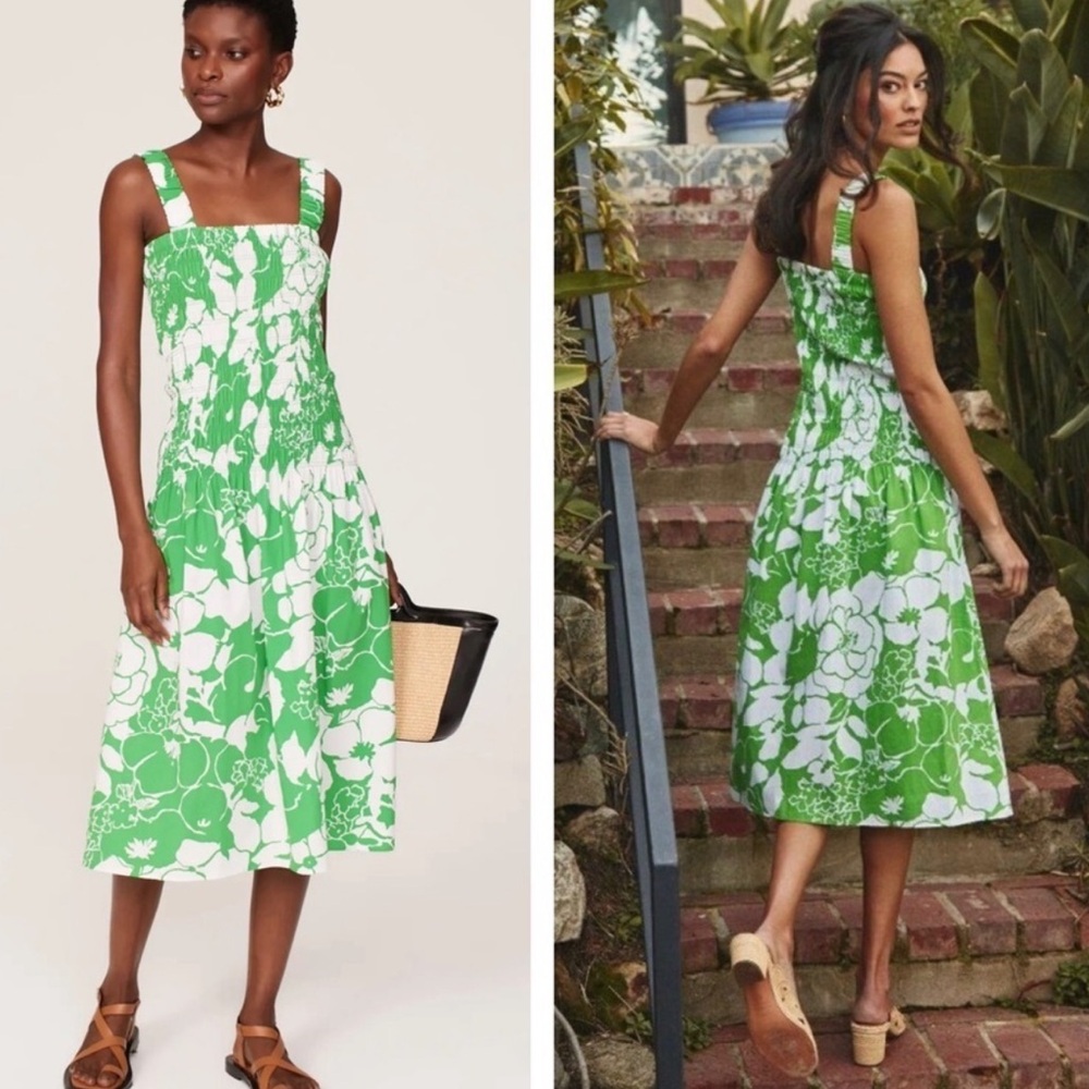 Rails Seville Green Lotus print dress - Picture 3 of 11
